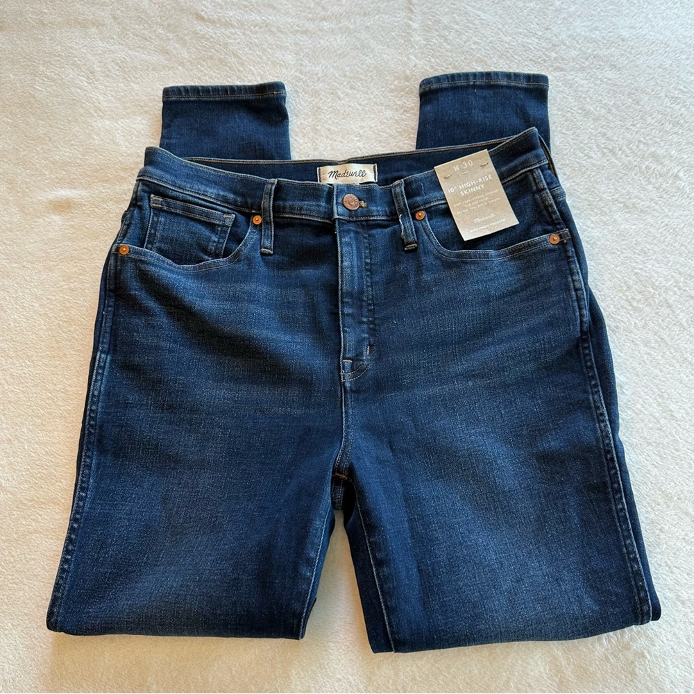 Madewell Blue High Rise Jeans Premium Style